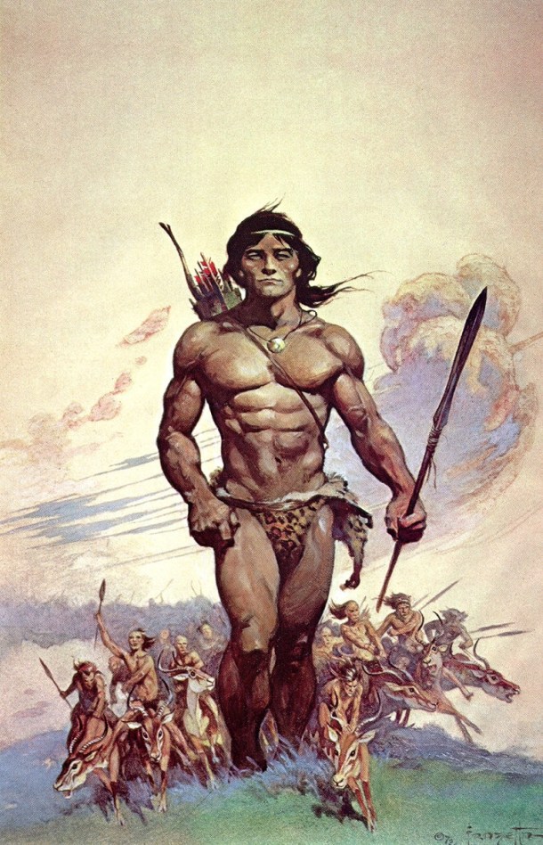 Frank Frazetta Tarzan and the Antmen