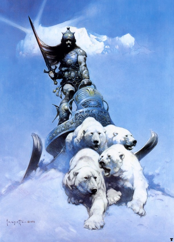Frank Frazetta The Silver Warrior