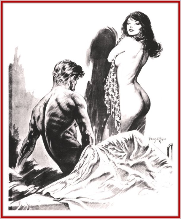 Frank Frazetta Black and White