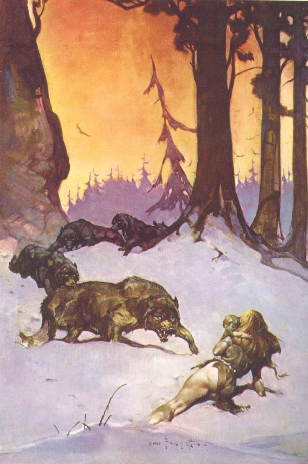 Frank Frazetta wolves