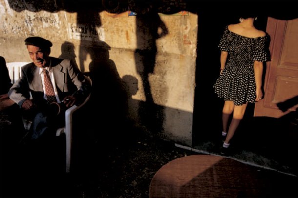 William Albert Allard, Cafe Waitress, Alcara li Fusi, Sicily, 1994