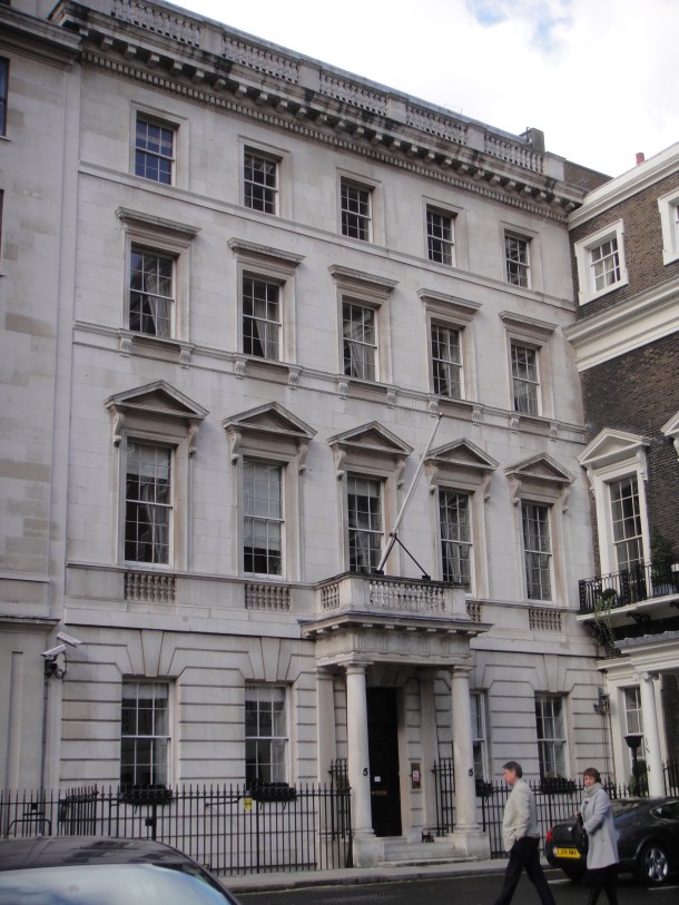 former libyan embassy 5 St James Park