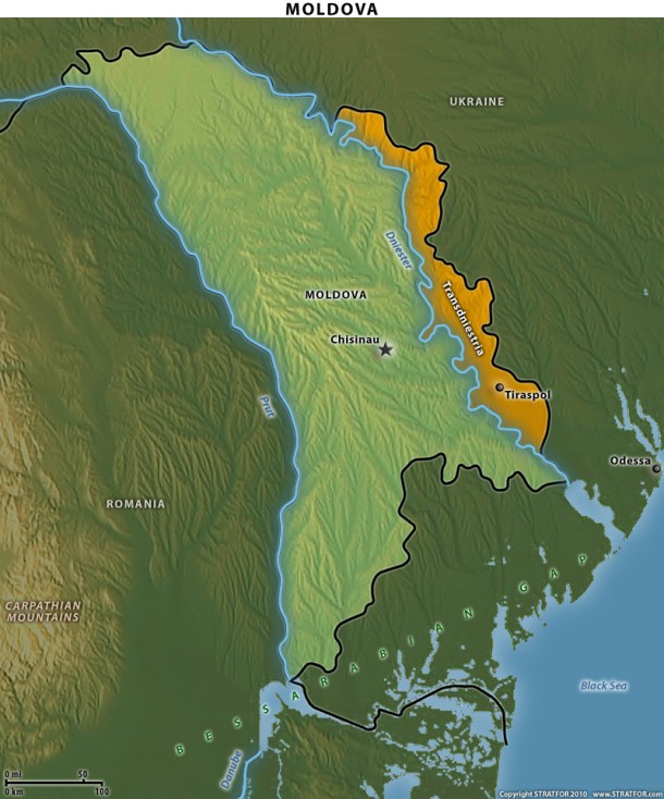 Moldova Map
