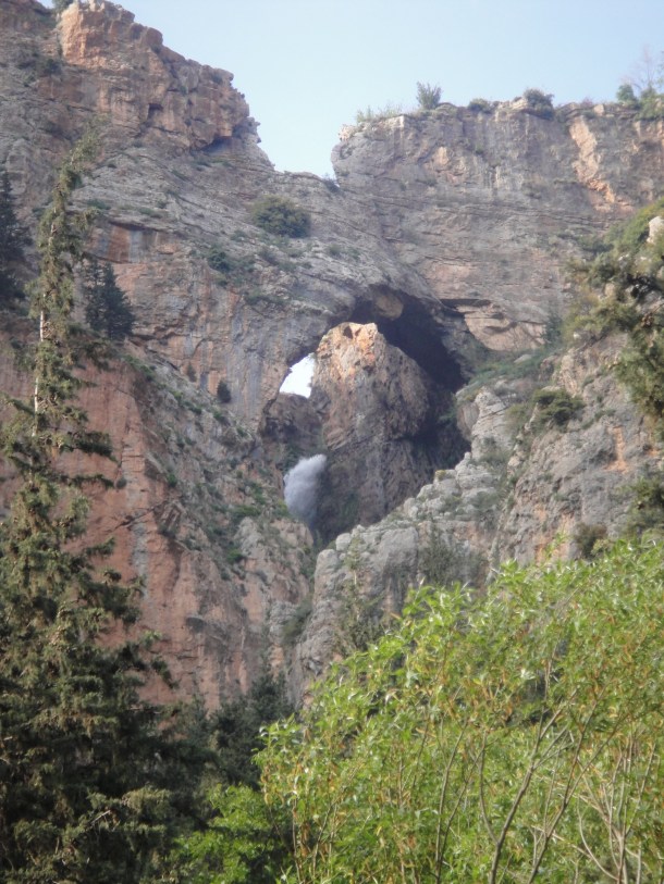 qadisha valley waterfall