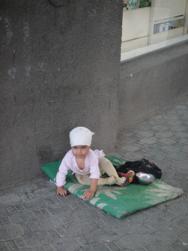 abandoned gypsy baby