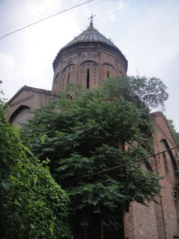 burned church tbilisi