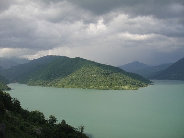 zhinvali lake georgia