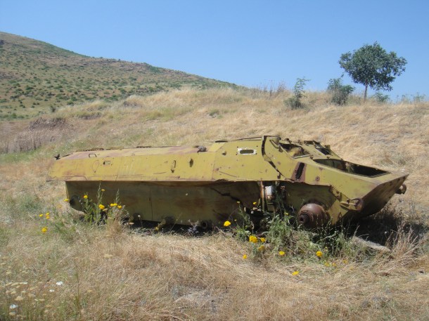 nagorno-karabakh war bombed apc
