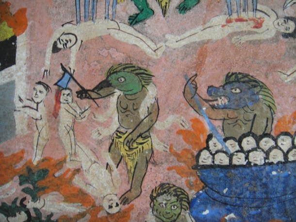 violent buddhist art