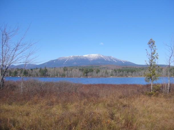 baxter state park from golden road