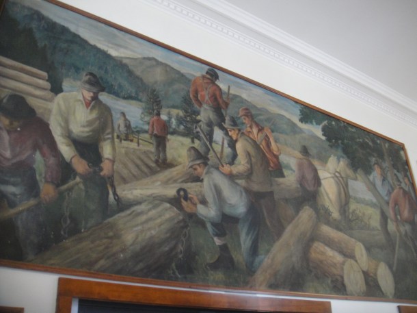 millinocket post office john beauchamp logging