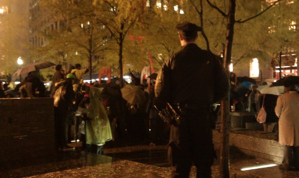 police watching occupy wall street