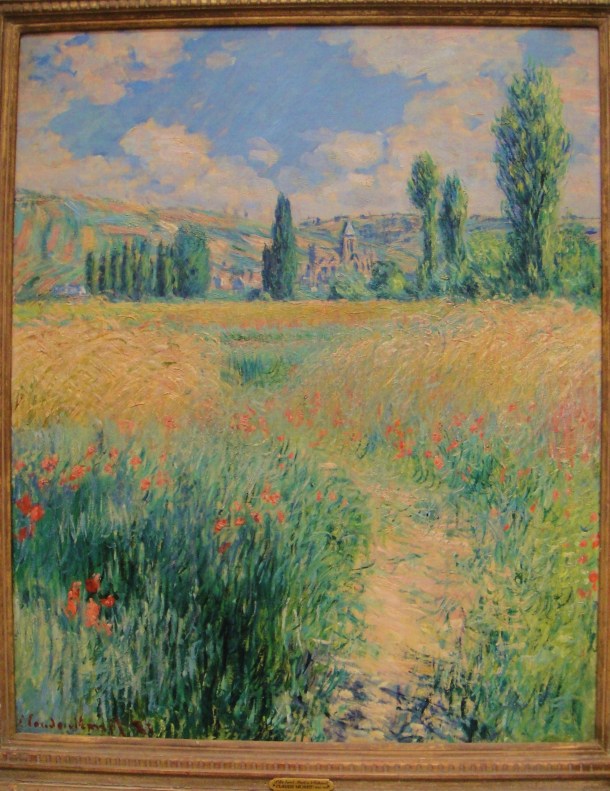 claude monet path on the island of saint martin vetheuil