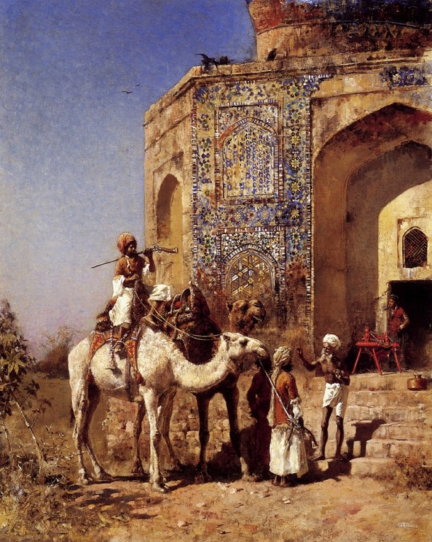 Edwin Lord Weeks Old Blue-Tiled Mosque Outside Of Delhi, India