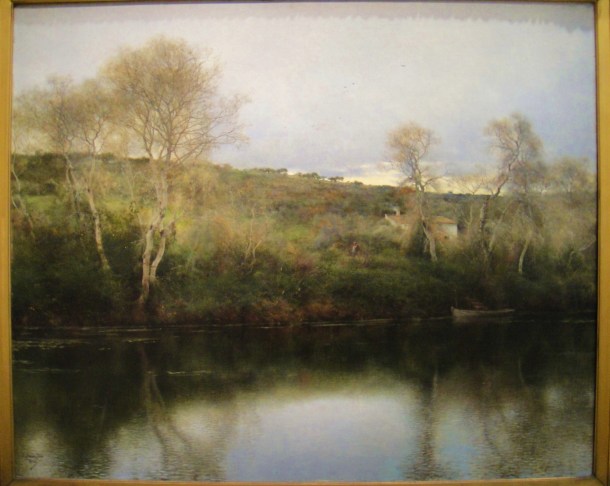 emilio sanchez perrier landscape evening in spain