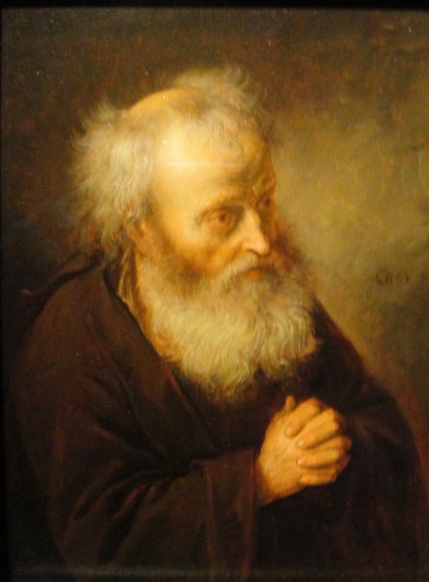 gerrit dou a hermit praying