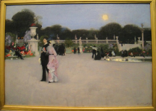 john singer sargent in the luxembourg gardens