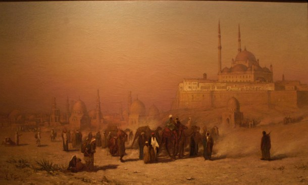 Louis-Comfort-Tiffany-On-The-Way-Between-Old-And-New-Cairo-Citadel-Mosque-of-Mohammed-Ali-and-Tombs-of-the-Mamelukes