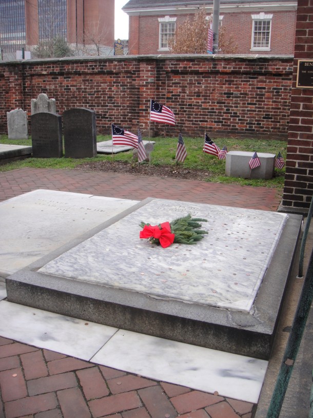benjamin franklin grave