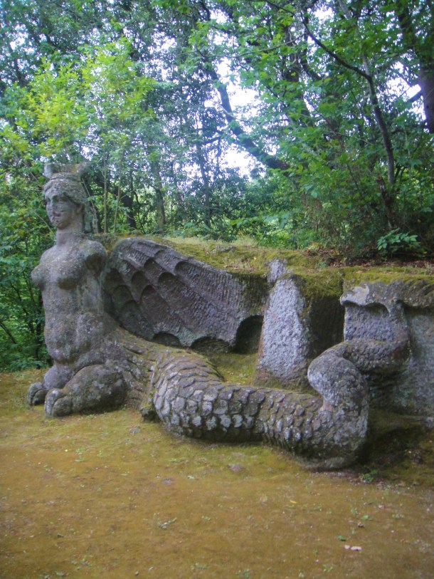 bomarzo harpies mermaids