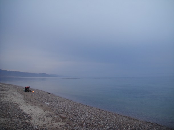 red sea bedouins on beach