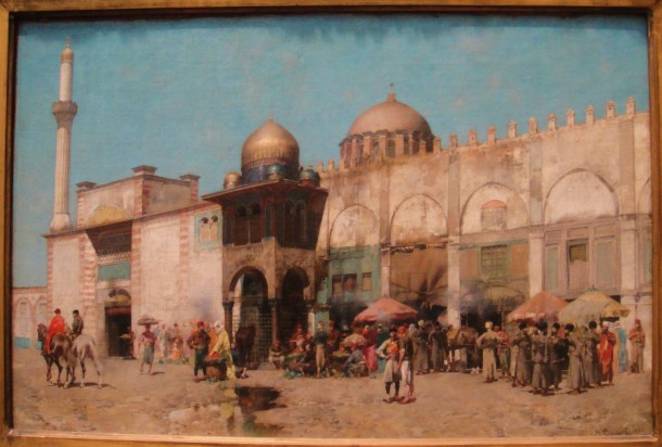 Alberto-Pasini-A-Mosque Alberto Pasini A Mosque