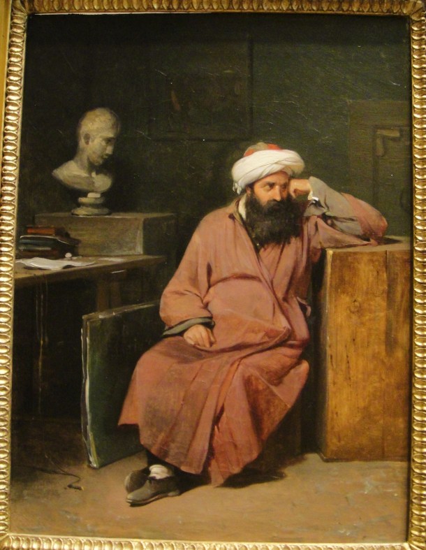 Auguste-Xavier-Leprince-Model-Resting-in-the-Artist's-Studio Auguste-Xavier Leprince Model Resting in the Artist's Studio