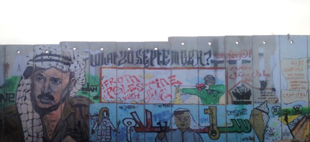 separation wall murals