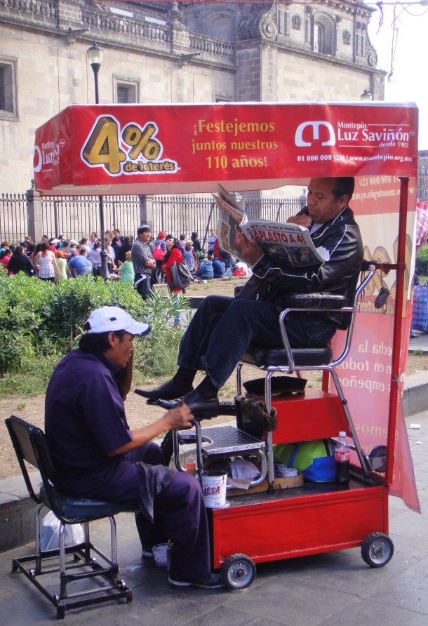 shoeshine mexico city