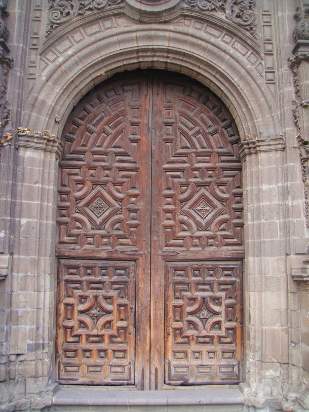 wooden door mexico city