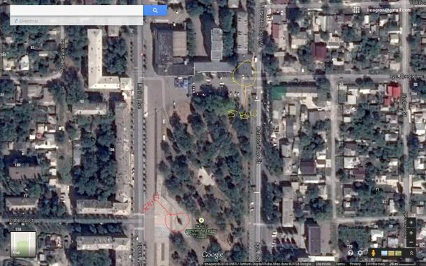 makiivka-SBU-building-map