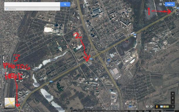 map-of-Makiivka-roadblocks