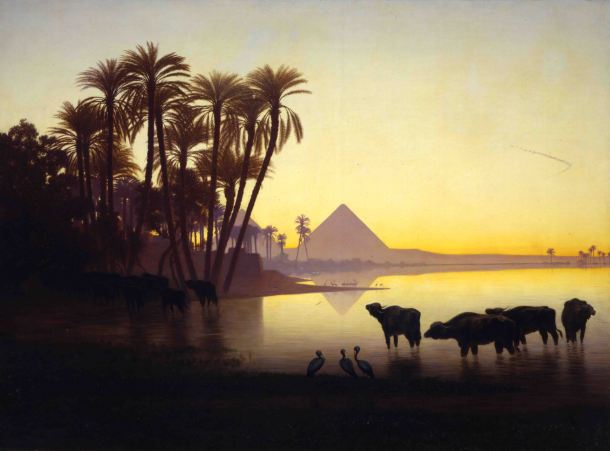 Charles-Théodore- Frère-Along-the-Nile-at-Giza
