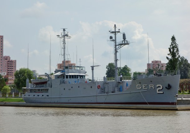 The American ship USS Pueblo, seized by North Korea in controversial circumstances, helps keep tensions with the United States at a high level